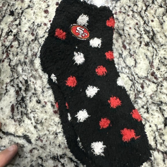 Other - 3 Pair San Francisco 49ers‎ footies super soft NFL Embroidered Socks